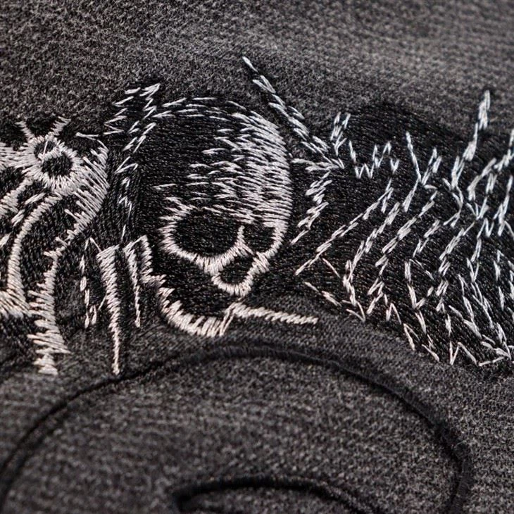 Skull embroidered hoodie Skull embroidered hoodie