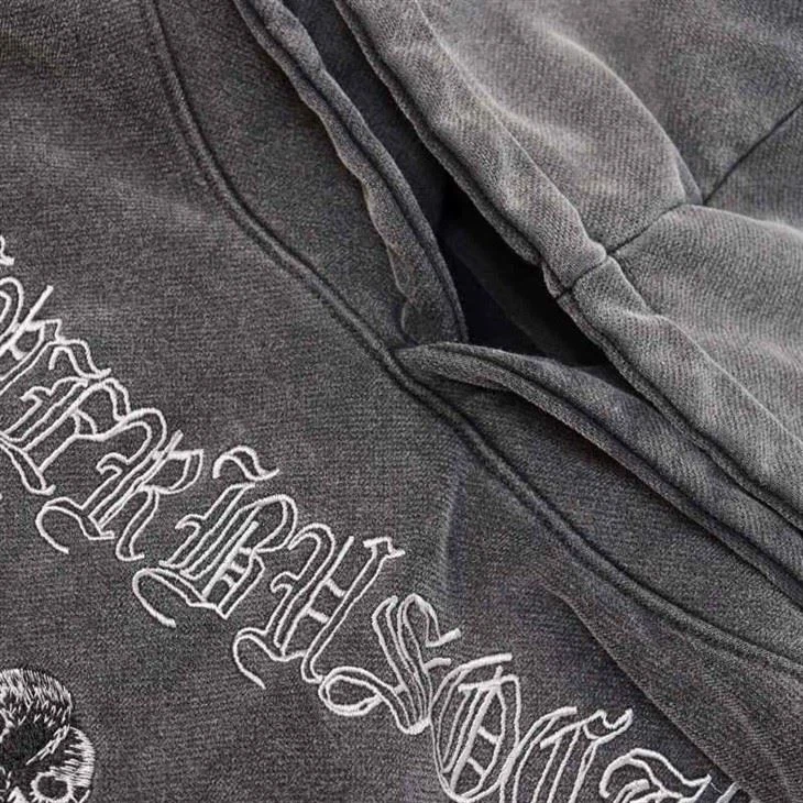 Embroidered hooded sweatshirt Embroidered hooded sweatshirt